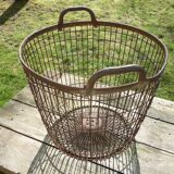 Metal harvest basket