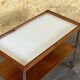 1960s 1970s serving trolley walnut teak Walter Wirz for Wilhelm Renz Design