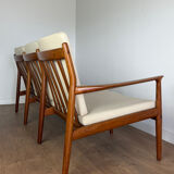 Scandinavian banquette in the style of Sven Ellekaer Eriksen from the 1960s.