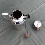 Old silver metal shaker