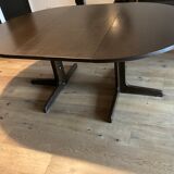 Table salle manger extensible Thonet chêne foncé