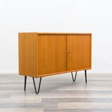 Two-door chest of drawers/sideboard with hairpin legs, 1960s. Restored