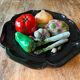 Assiette trompe l’oeil vallauris aux légumes