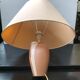 Former schuytener ceramics robert lamp - vintage cream lampshade
