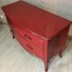 Regency style red dresser