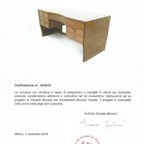 Wooden Desk by Osvaldo Borsani for Arredamenti Borsani Varedo, Italy