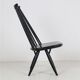 Asko / Ilmari Tapiovaara “Mademoiselle” spindle back lounge chair / Mid Century Modern Design / Finland / 1950s-1960s / black