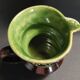 Glazed terracotta pitcher from Savoie, early 20th century