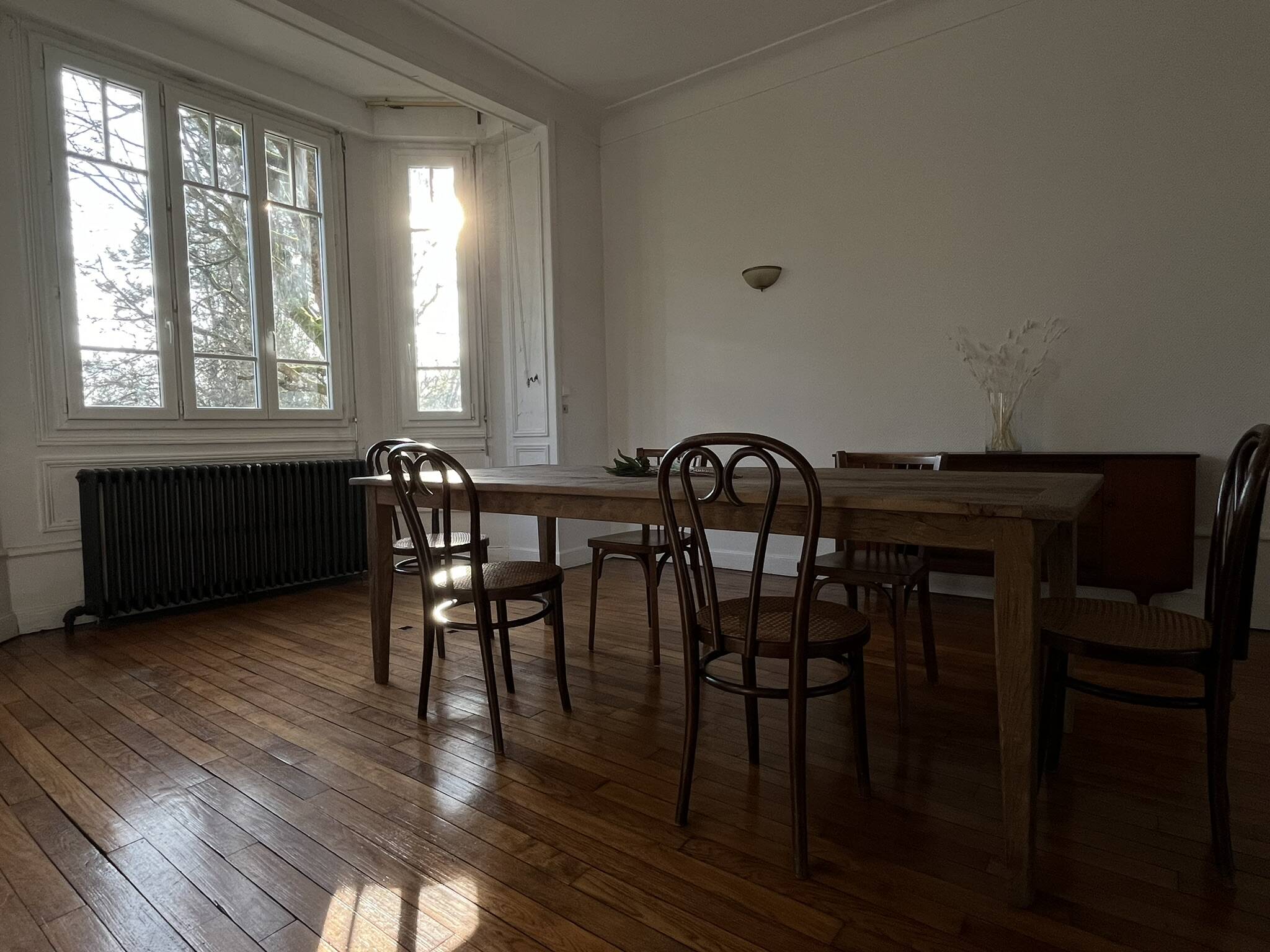 Farm table in solid oak Provence - 250 cm in length