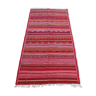 Ethnic red carpet in pure wool 120x190cm
