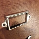 Former furniture of notary in oak 12 drawers 1930