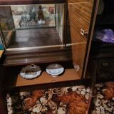 Large lacquered wooden sideboard from the 80s