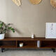 Enfilade of the 50s vintage solid wood (shallow)