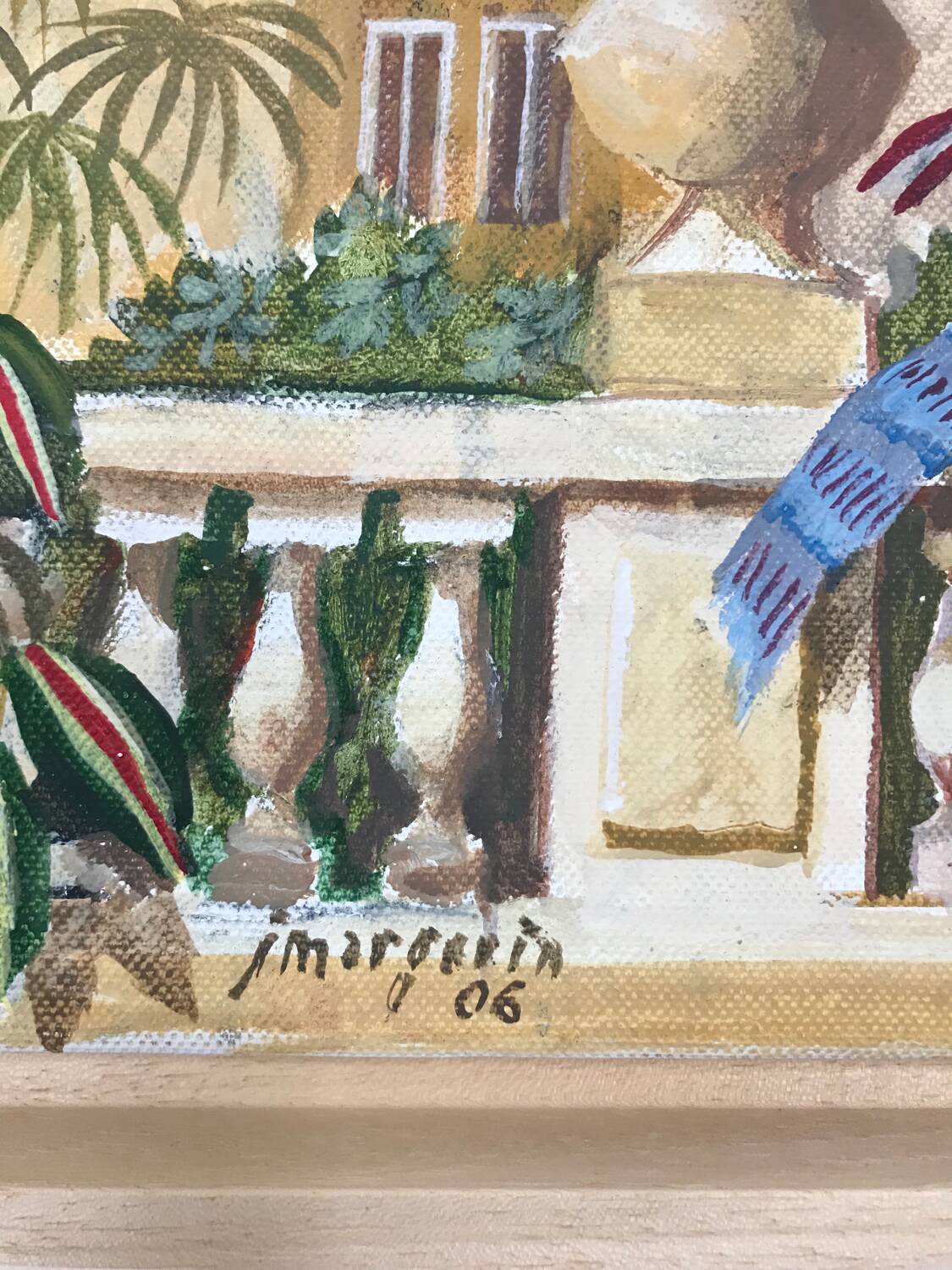 Jacques MARGERIN (1920). The city, 2006. Oil on canvas.