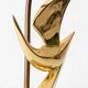Philippe Jean Signed Brass Bird Table Lamp, Limited Edition 178/300, 1980