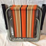 Pair of vintage camping armchairs