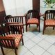 6 art nouveau armchairs