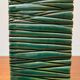 Minimalist block vase in Italian pottery from the mid-century by Bitossi, 1960s.