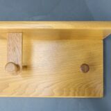 1970s Rare Aksel Kjersgaard Ash Wood Wall Hanger, Denmark