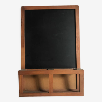 Magnetic blackboard with storage