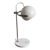 Lampe eye ball. 1970. space age. blanc.