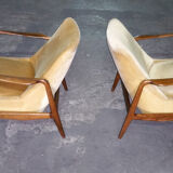 Chair of the 50s/60s vintage Recliner system