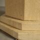 Octagonal travertine dining table, Italy