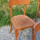 Set of 4 Thonet bistro chairs from the 1950s.