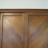 Walk-in wardrobe with sliding doors from the 1950s