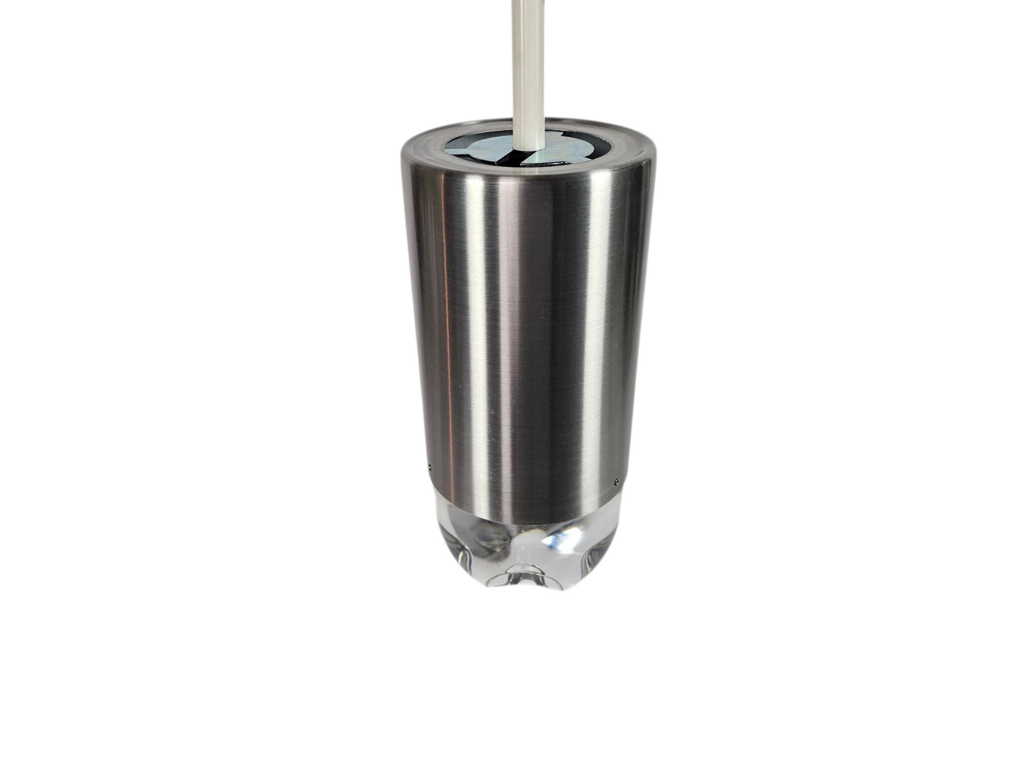 Raak Amsterdam - B 1015 - suspended lamp 'bullet' - aluminium - crystal - 1960s