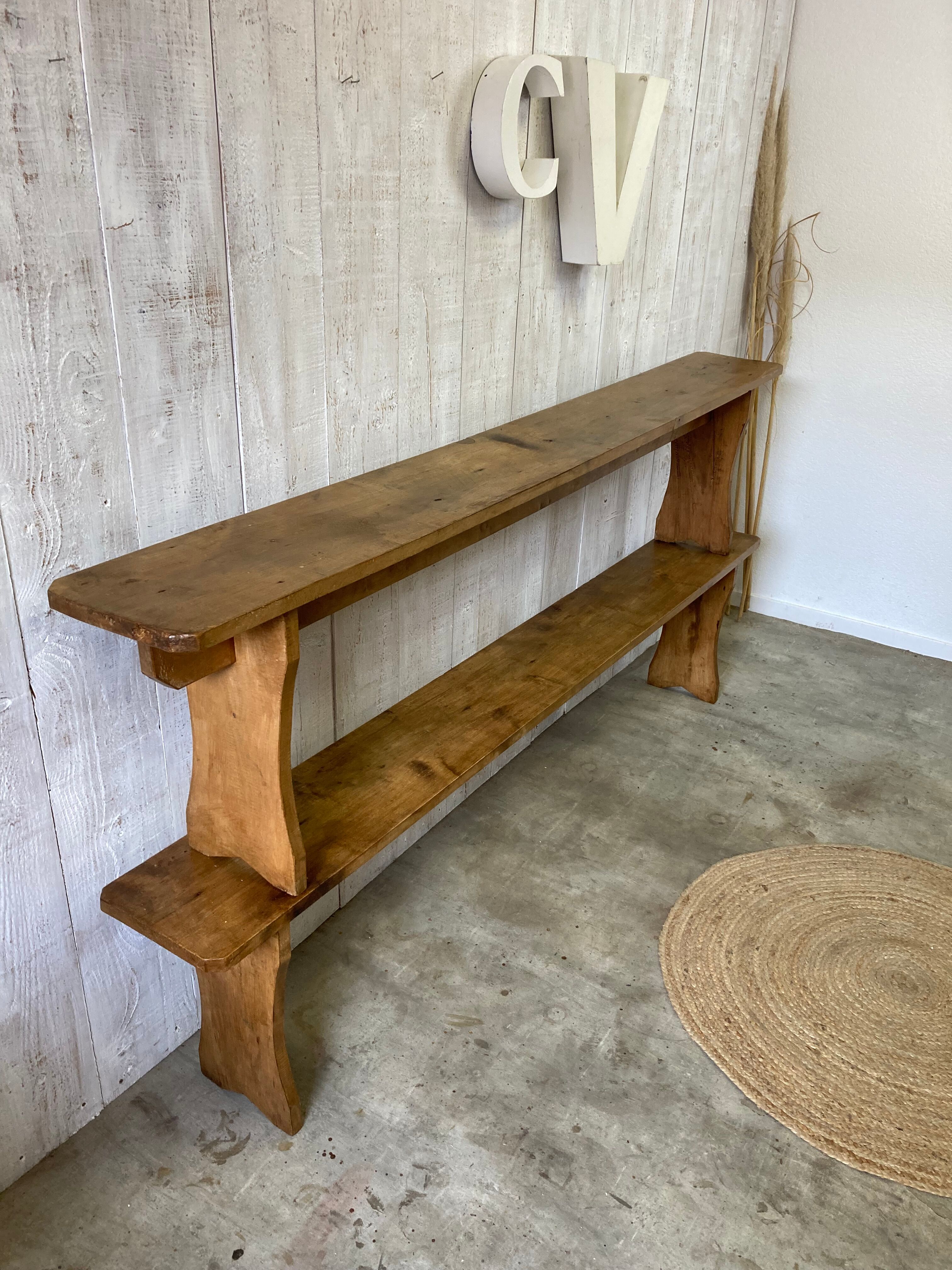 Pair of farm benches