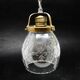 Art Deco crystal pendant lamp, Poland, 1950s