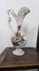 Antique Bassano ewer in cracked ceramic