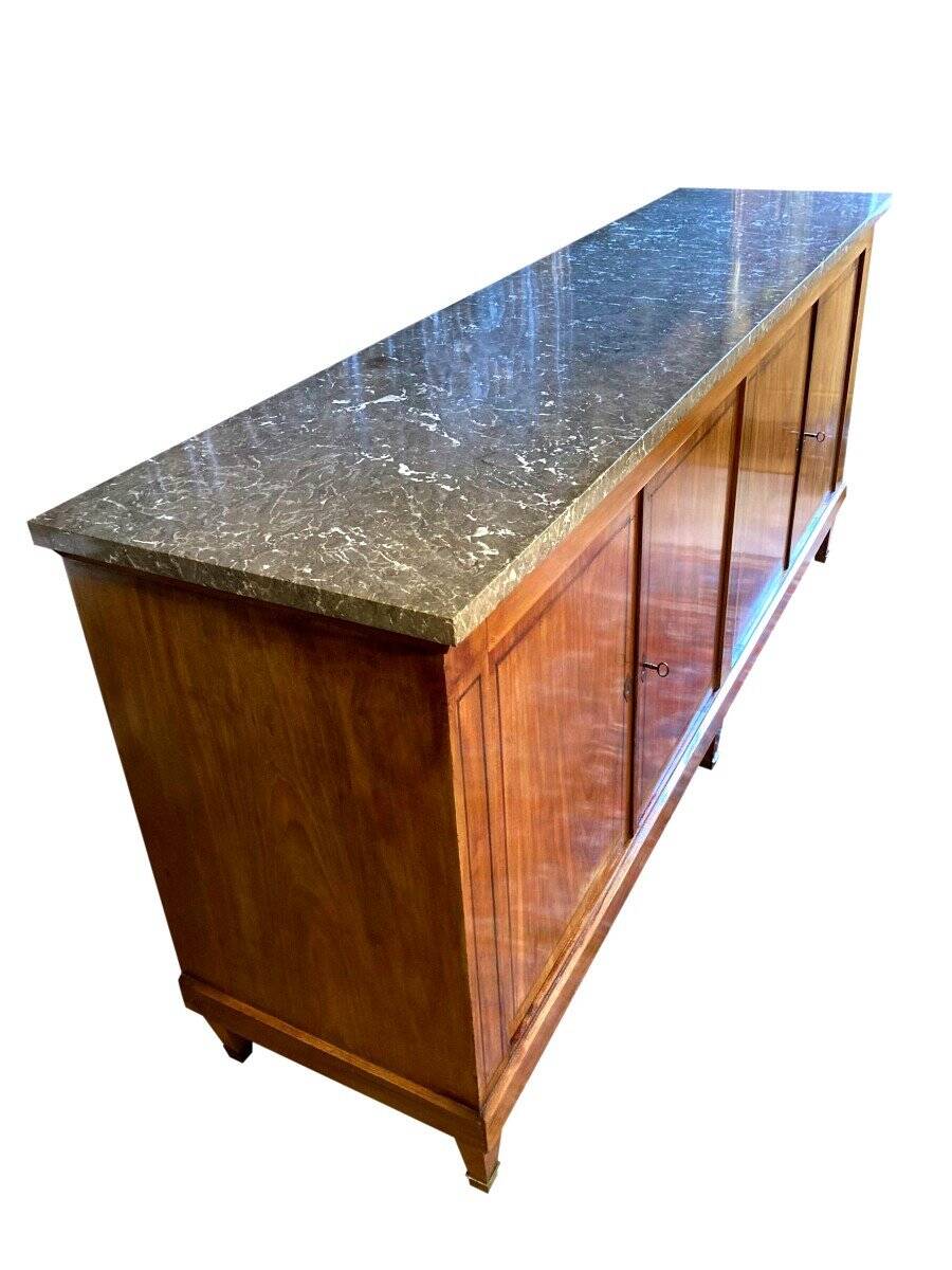 Directoire style enfilade in mahogany nineteenth century