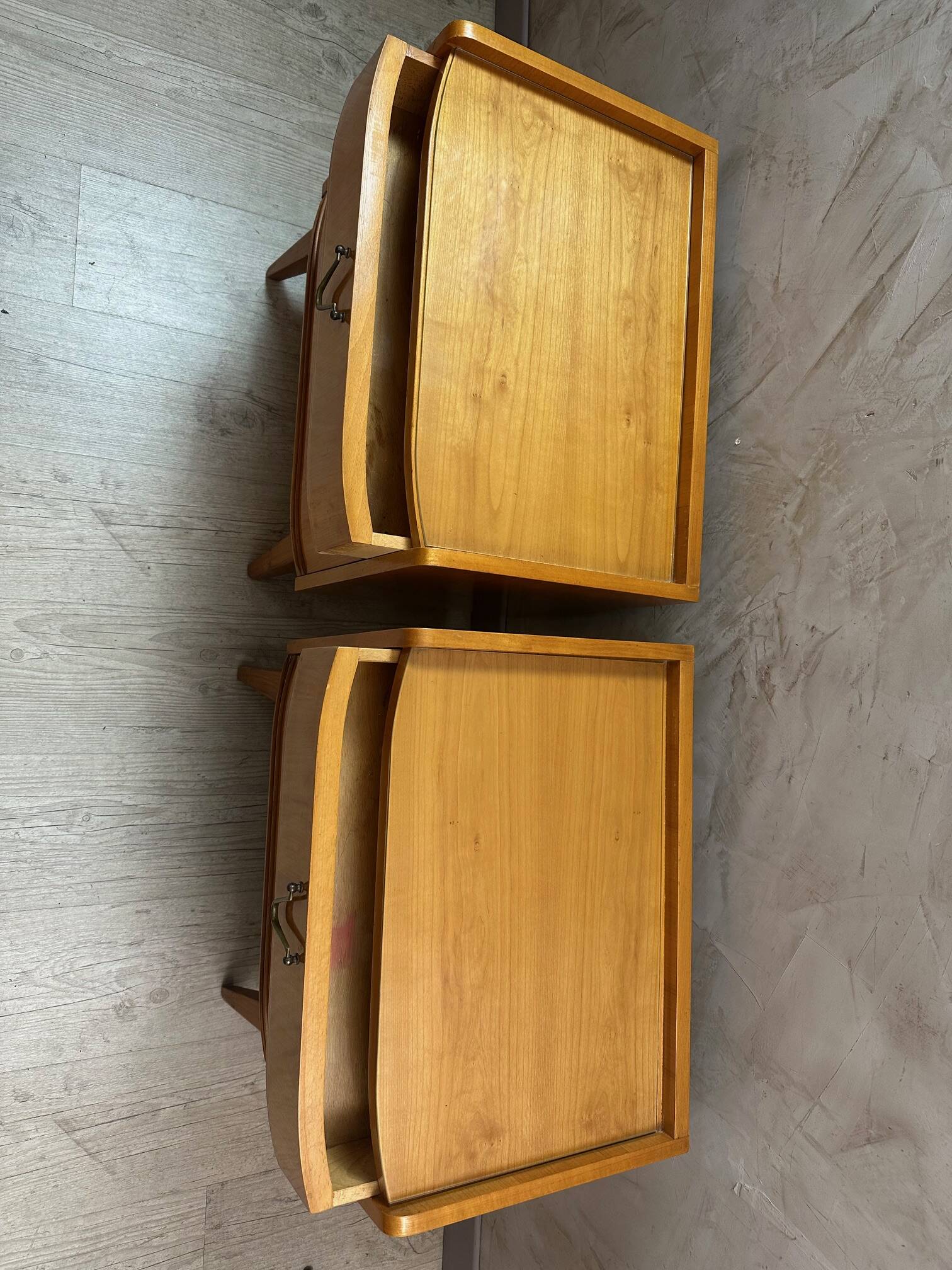 Pair of 1950 bedside tables