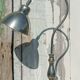 Chrome metal design table lamp – swan neck style