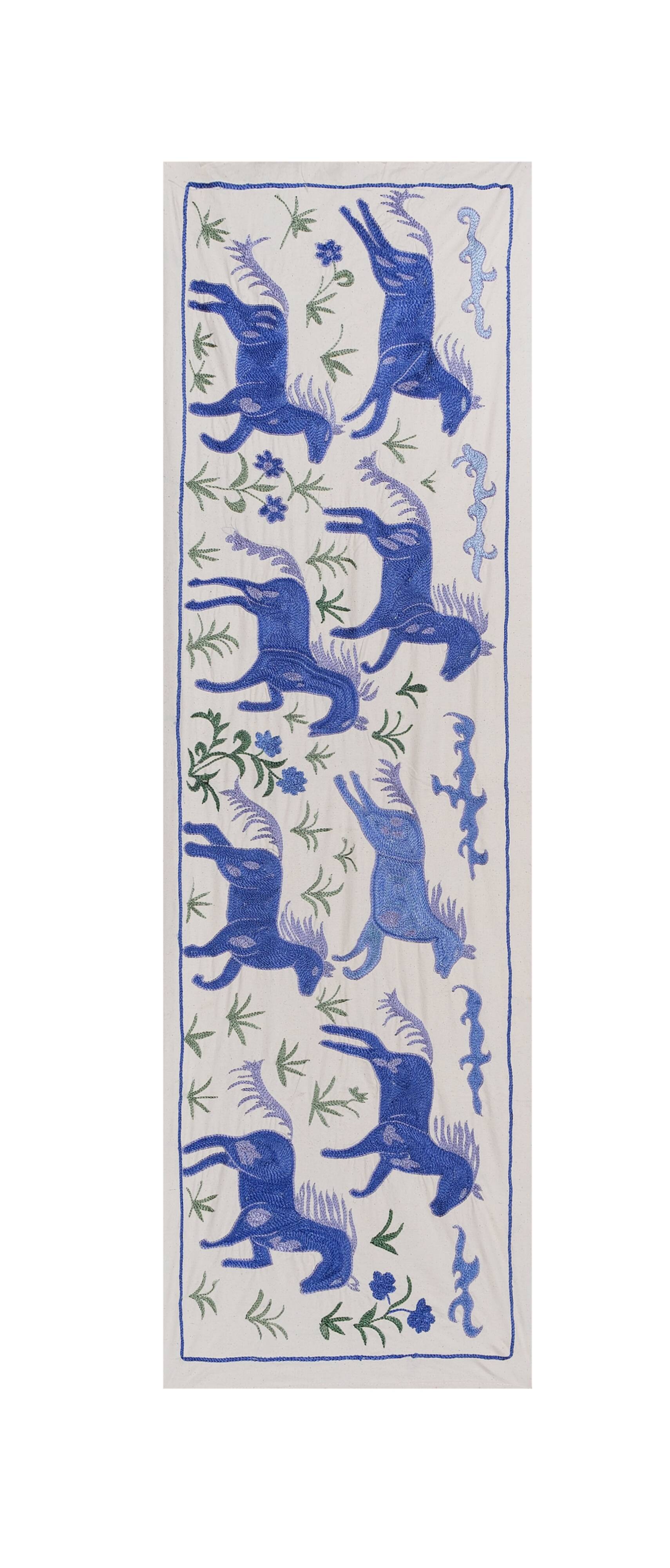 Tapis noué à la main, tapis turc vintage 49x152 cm