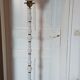 Lampadaire vintage art déco opaline et bronze