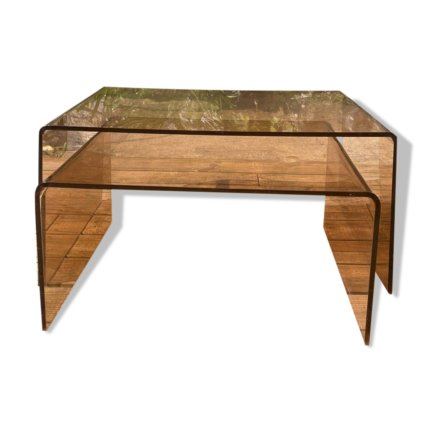 Duo of 70´ coffee tables