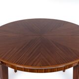 Round art deco dining table