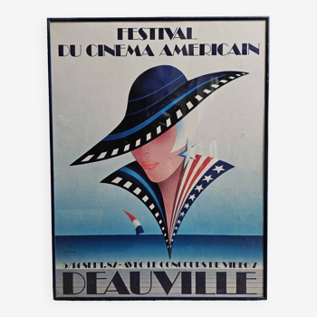 Affiche du festival du cinéma américain de Deauville 1987