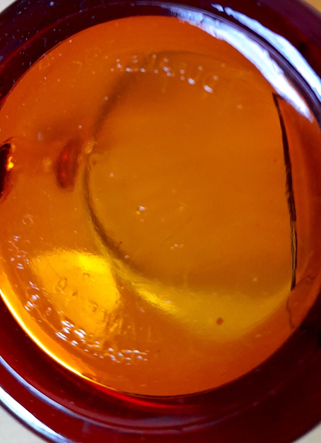 Amber glass coffee cups 70s