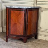 Pair of Console Tables, Mahogany and Rosewood Veneer, Blue Turquin Marble, X