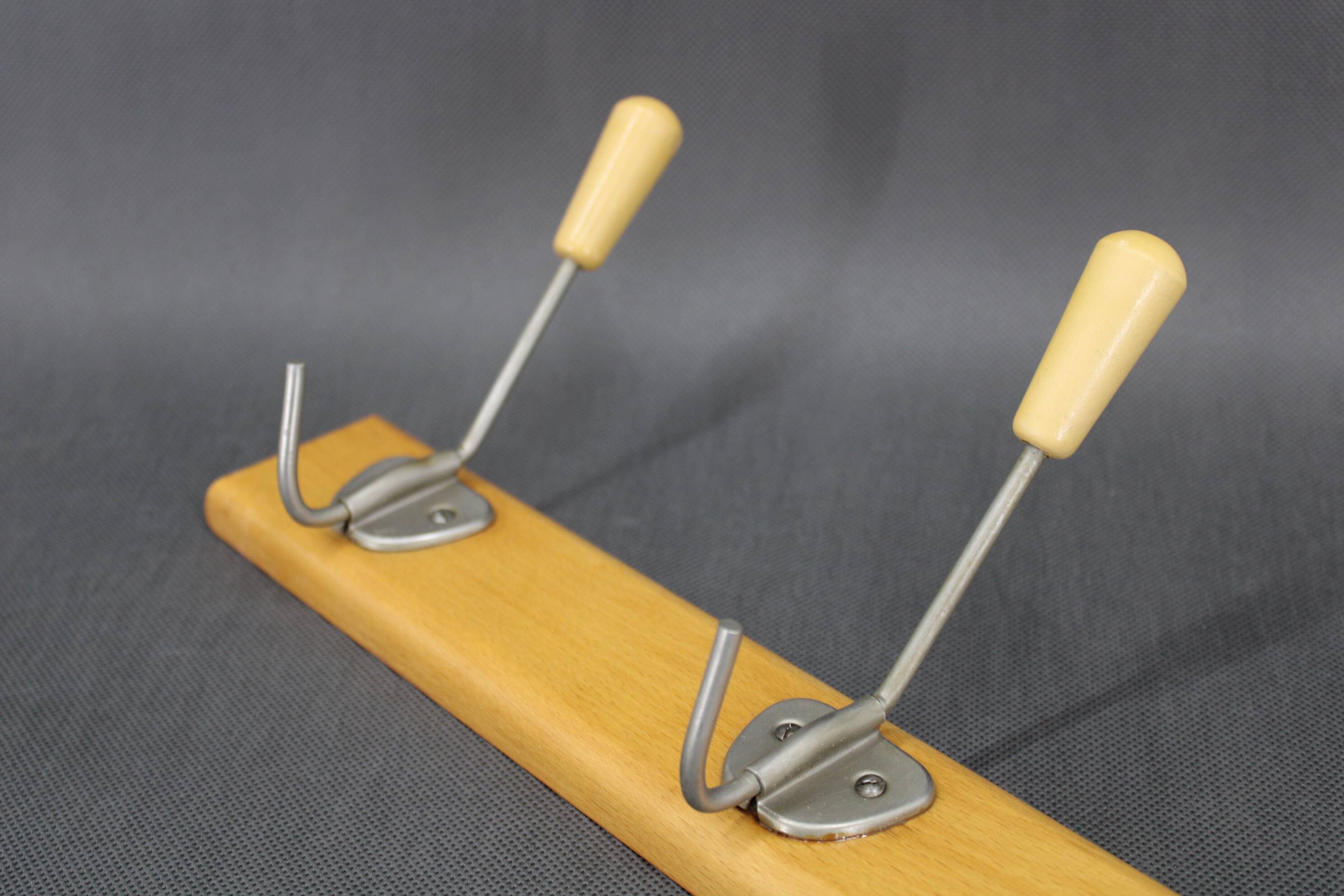 1960s Mid-century Wooden Wall Hanger, Czechoslovakia