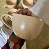 6 sandstone cups
