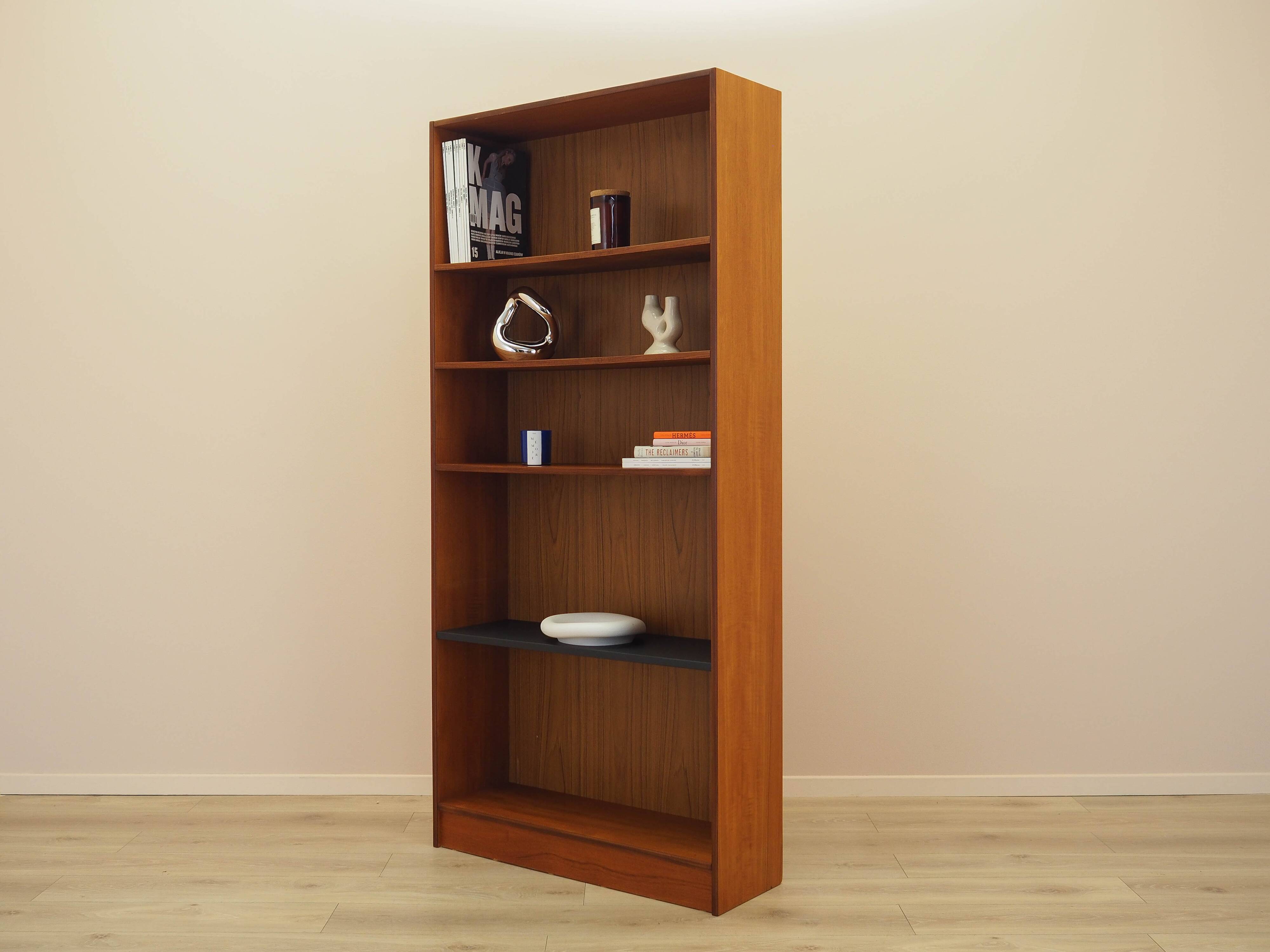 Bibliothèque en teck, design danois, années 1970, fabriquée au Danemark