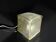Vintage glass cube lamp iviken by ikea