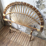 Vintage rattan headboard 1 place