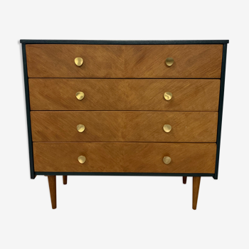 Dresser vintage duo wood / dark green