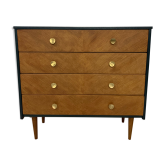Dresser vintage duo wood / dark green